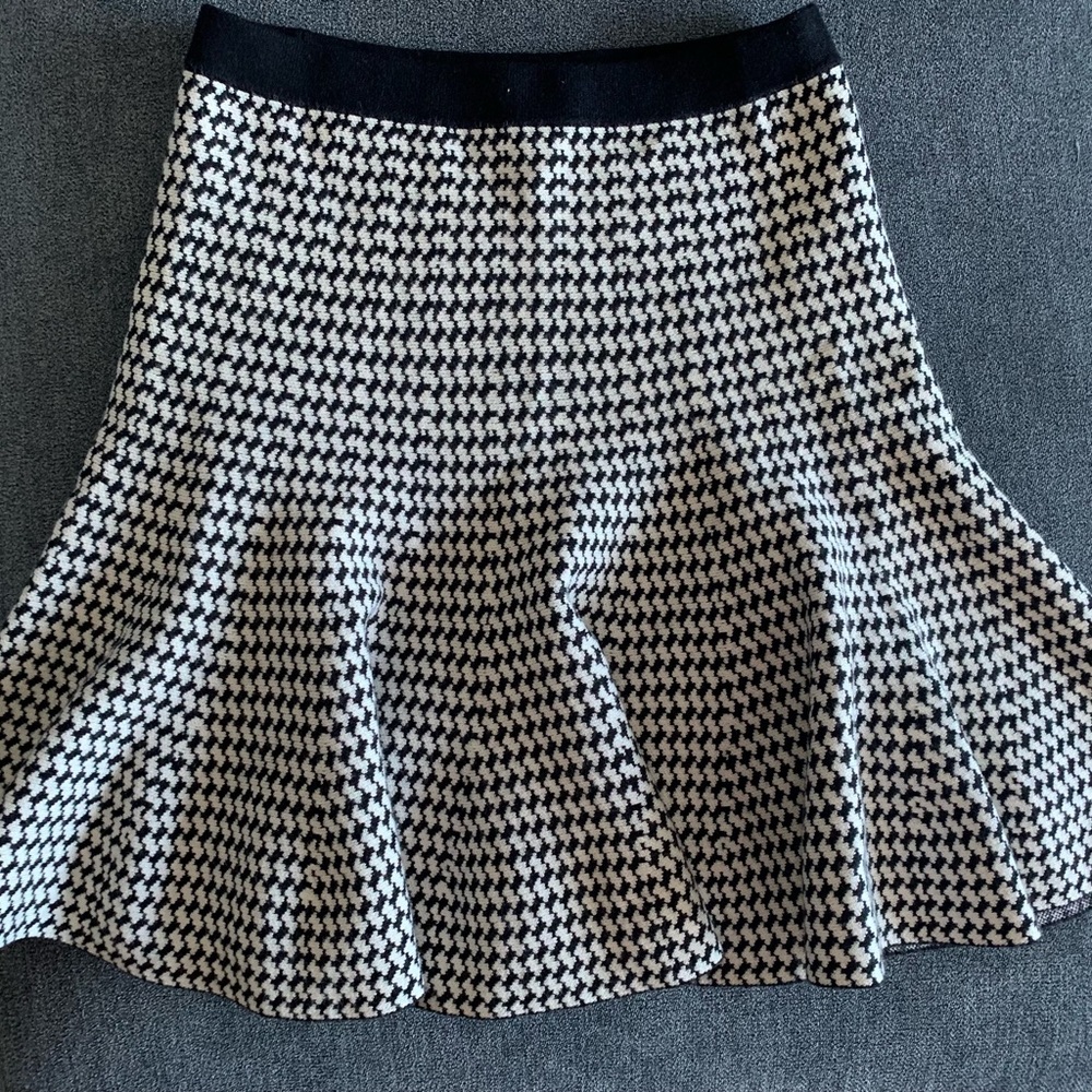 SHEIN Houndstooth Print Skirt